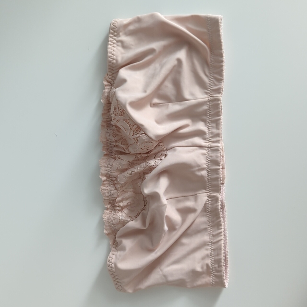 Beige Strapless Bra
